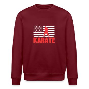 Karaté Autodéfense Arts Martiaux - Sweat bio ROLLER Stanley/Stella Unisexe - bordeaux - Devant - Nik (191cm)