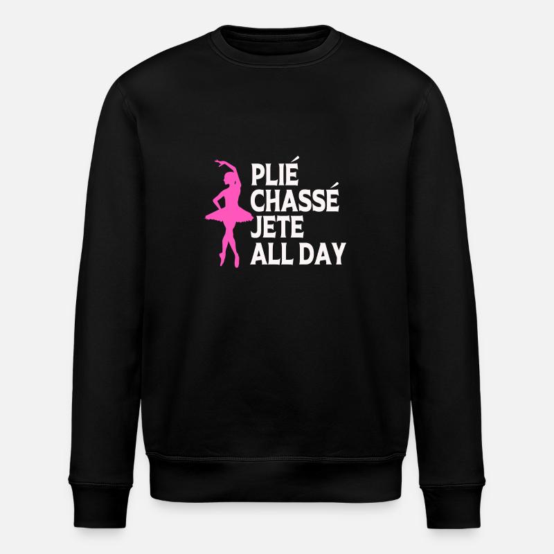 Ballet Ballet Dancer - Stanley/Stella ROLLER Unisex Organic Sweatshirt - black