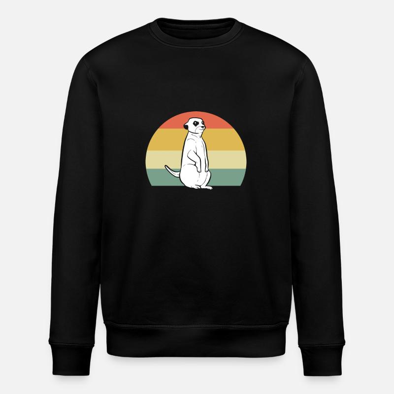 Meerkat - Stanley/Stella ROLLER Unisex Organic Sweatshirt - black