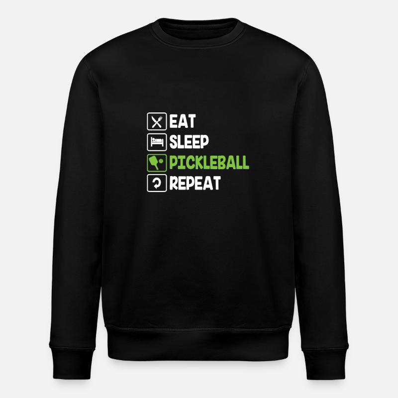 Pickleball - Sweat bio ROLLER Stanley/Stella Unisexe - noir