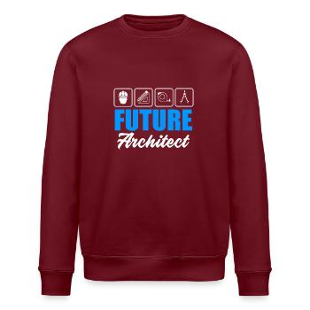architecture - Sweat bio ROLLER Stanley/Stella Unisexe - bordeaux - Devant - Nik (191cm)