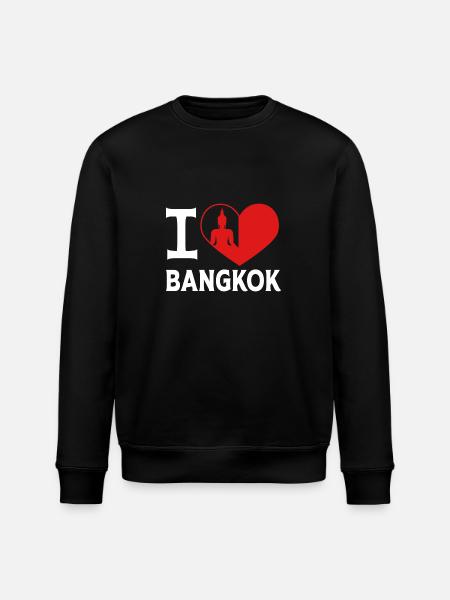 Thailand Bangkok - Stanley/Stella ROLLER Unisex Organic Sweatshirt - black