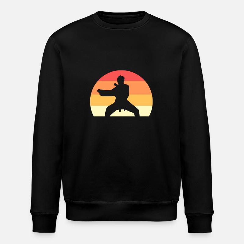 Karate Selbstverteidigung - Stanley/Stella Unisex Bio-Sweatshirt ROLLER - Schwarz