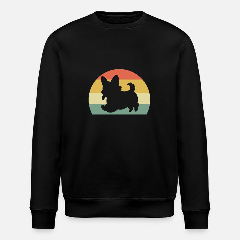 Corgi - Stanley/Stella Unisex Bio-Sweatshirt ROLLER - Schwarz