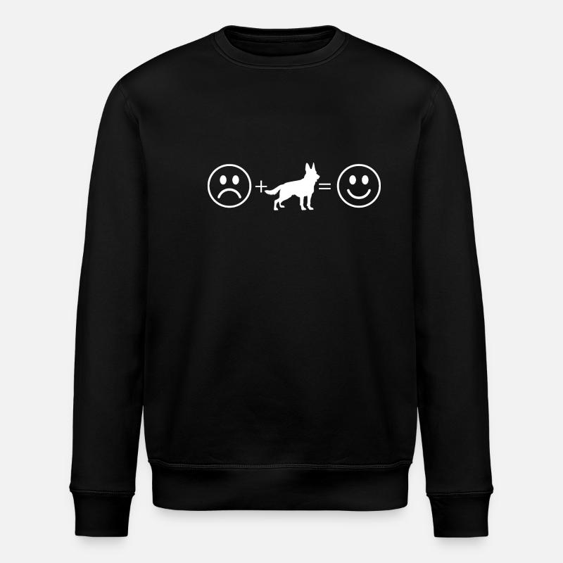 Dog German Shepherd - Stanley/Stella ROLLER Unisex Organic Sweatshirt - black