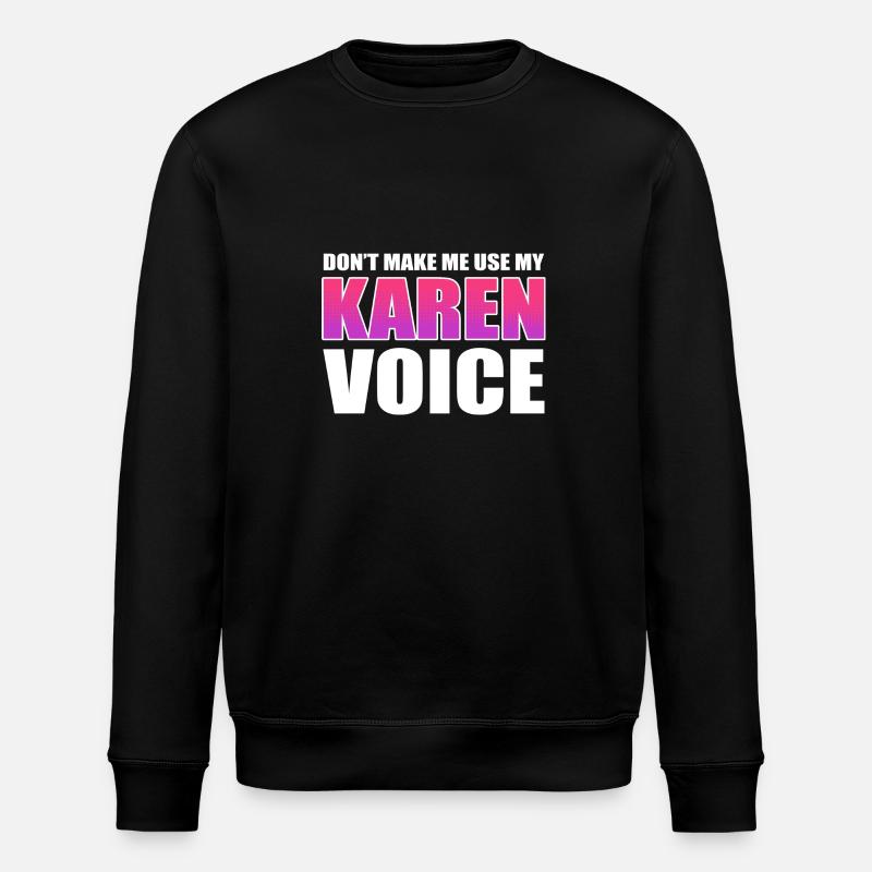 Karen - Stanley/Stella ROLLER Unisex Organic Sweatshirt - black