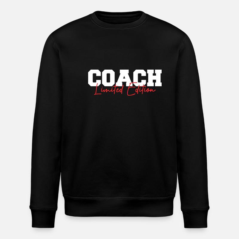 Coach - limited edition - Stanley/Stella ROLLER Unisex Organic Sweatshirt - black