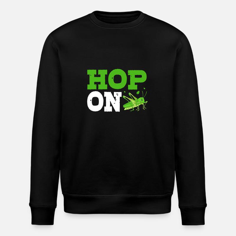 Grasshopper - Stanley/Stella ROLLER Unisex Organic Sweatshirt - black