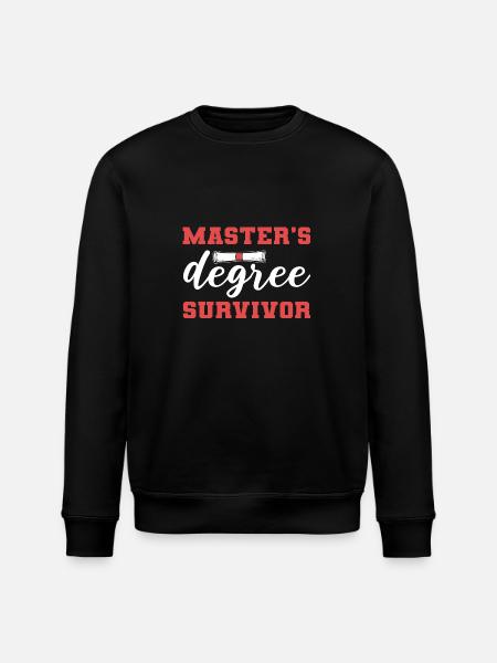 Master's Degree Graduation Ceremony - Stanley/Stella ROLLER Unisex Organic Sweatshirt - black