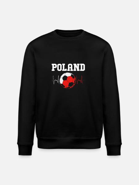 Poland Polish - Stanley/Stella ROLLER Unisex Organic Sweatshirt - black