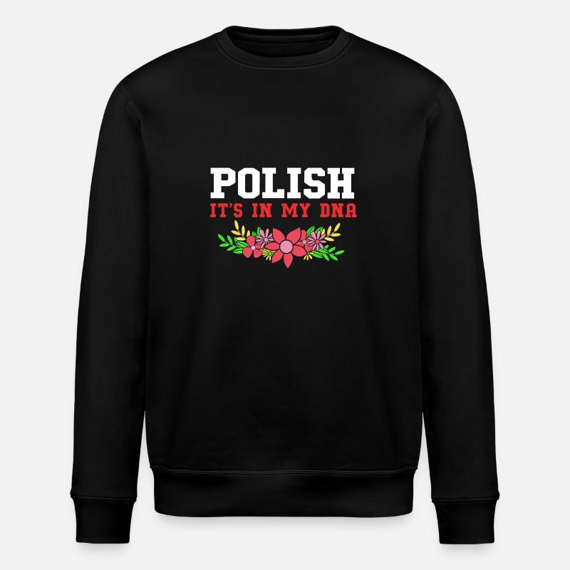 Pologne Polonais - Sweat bio ROLLER Stanley/Stella Unisexe - noir