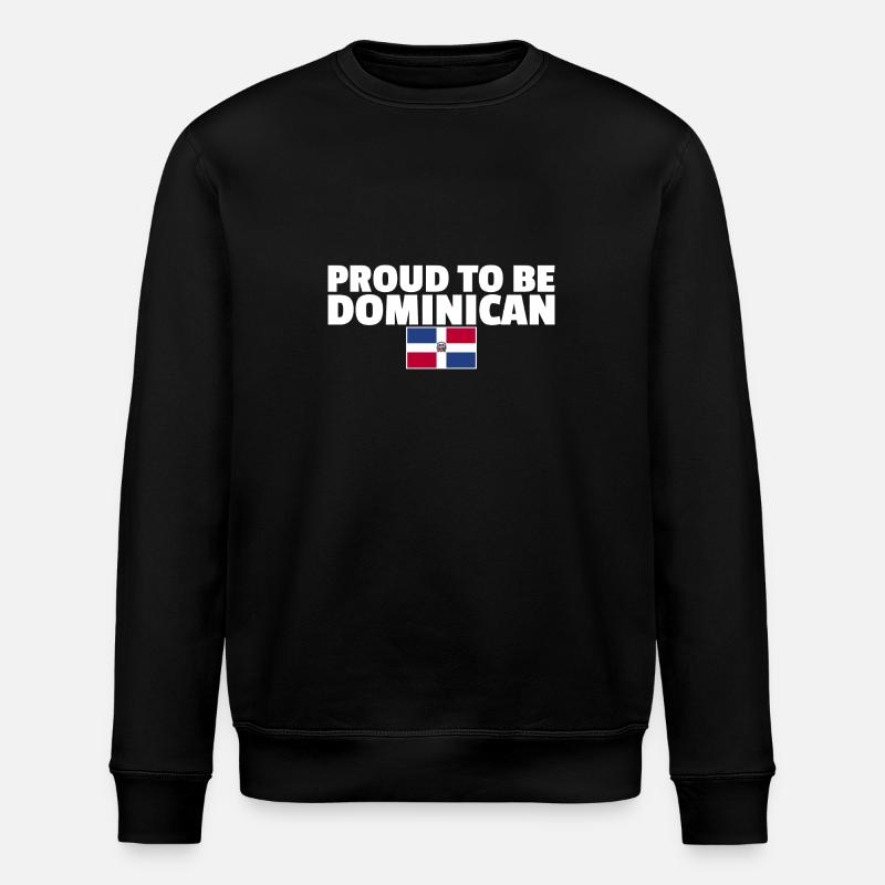 Fier d’être Drapeau Dominicain - Sweat bio ROLLER Stanley/Stella Unisexe - noir