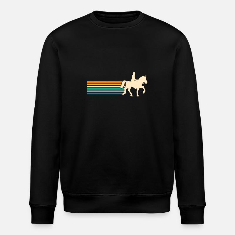 Reiten Pferde - Stanley/Stella Unisex Bio-Sweatshirt ROLLER - Schwarz