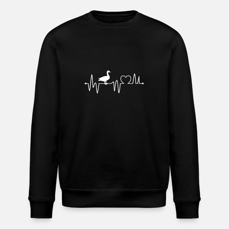 Ducks - Stanley/Stella ROLLER Unisex Organic Sweatshirt - black