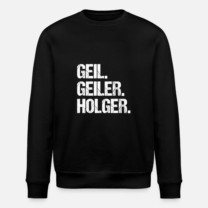 Holger - Stanley/Stella Unisex Bio-Sweatshirt ROLLER - Schwarz