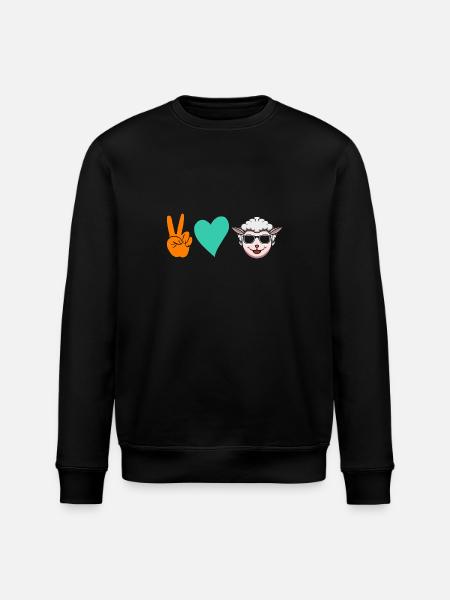 Shepherd Sheep - Stanley/Stella ROLLER Unisex Organic Sweatshirt - black