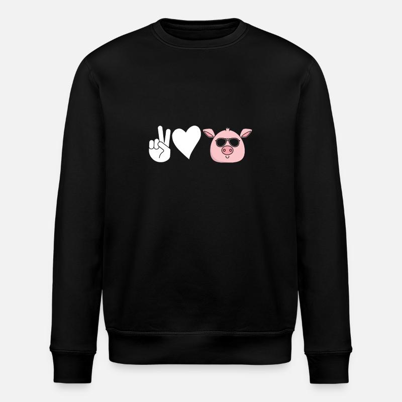 Cochon - Sweat bio ROLLER Stanley/Stella Unisexe - noir
