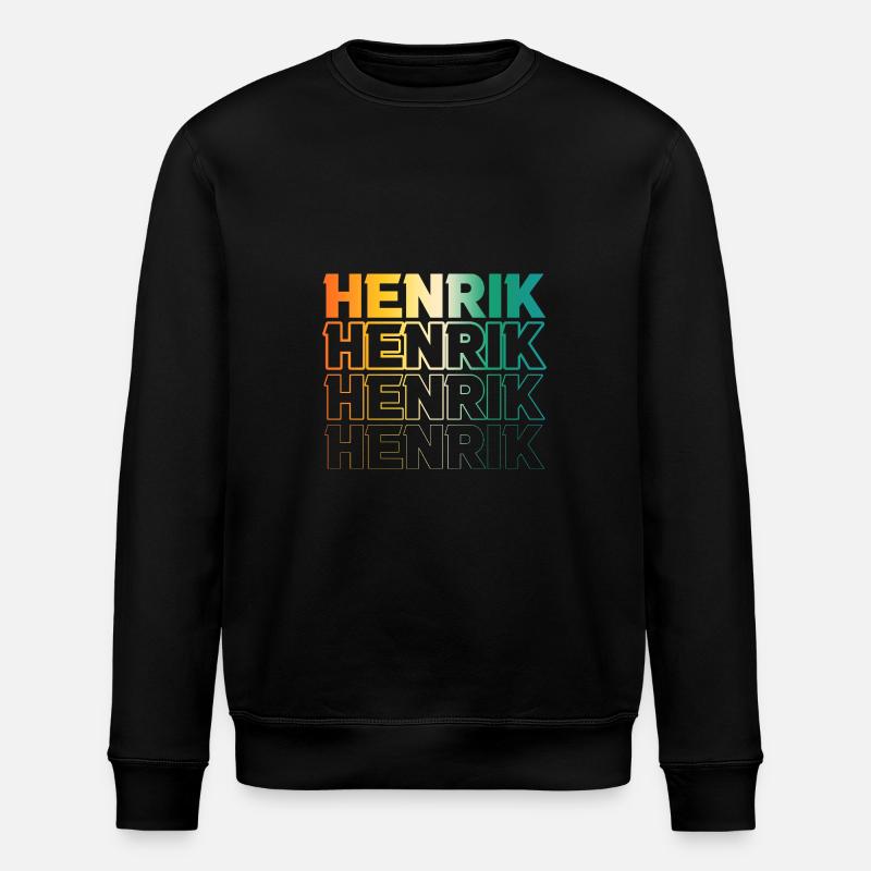 Henrik - Stanley/Stella Unisex Bio-Sweatshirt ROLLER - Schwarz