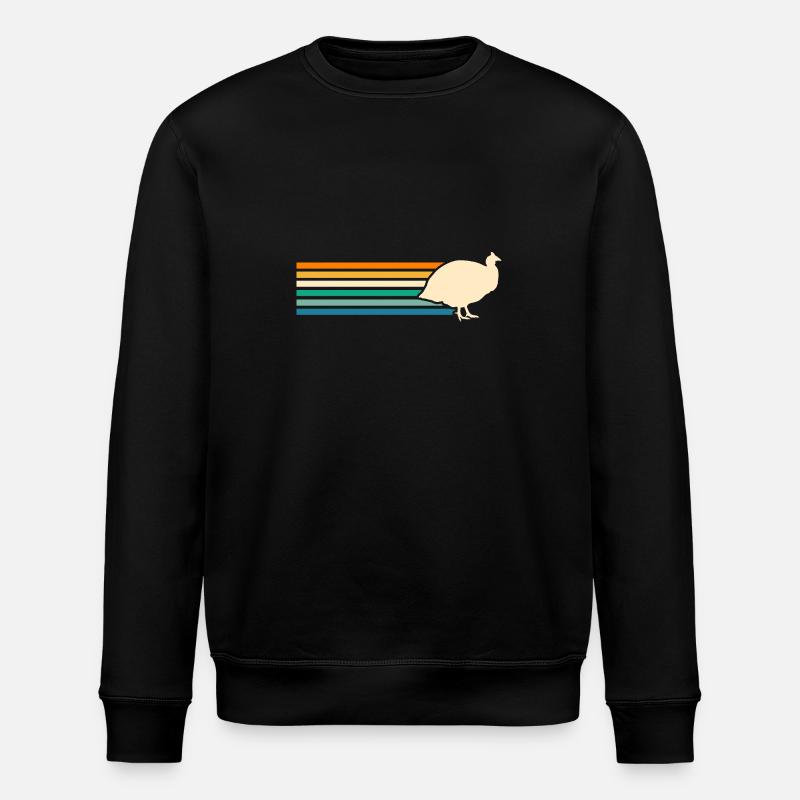 Poules Coq Pintade - Sweat bio ROLLER Stanley/Stella Unisexe - noir