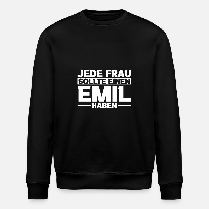 Emil - Sweat bio ROLLER Stanley/Stella Unisexe - noir
