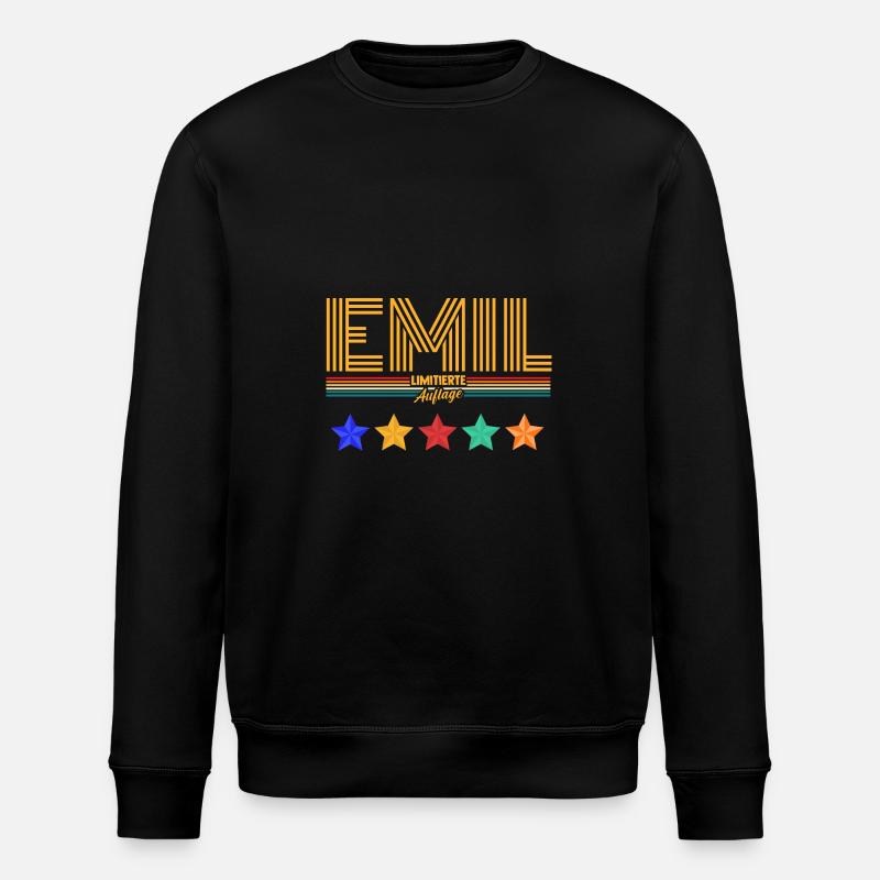 Emil - Stanley/Stella Unisex Bio-Sweatshirt ROLLER - Schwarz