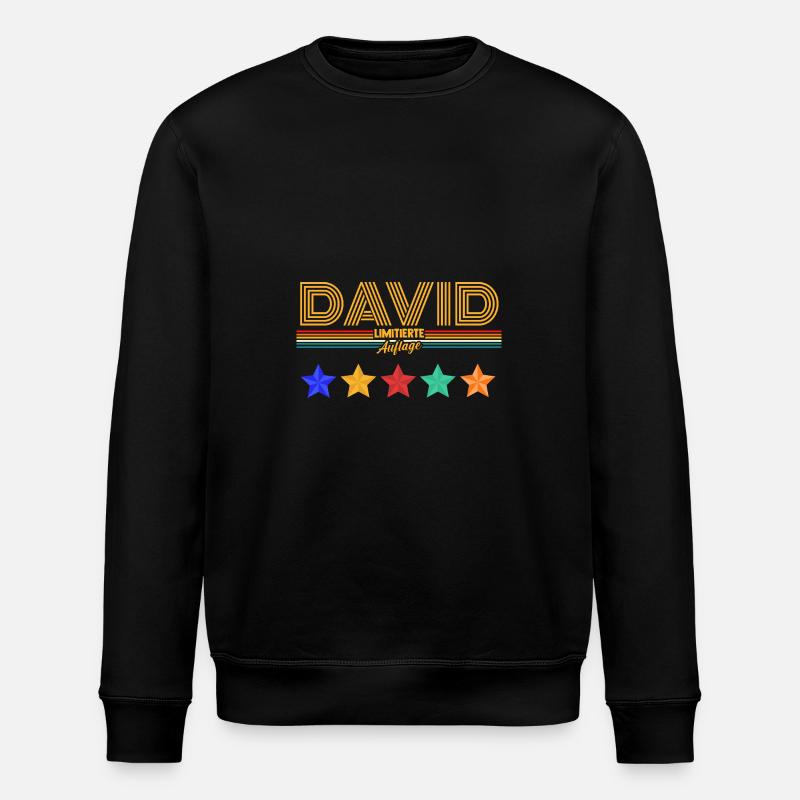 David - Stanley/Stella Unisex Bio-Sweatshirt ROLLER - Schwarz