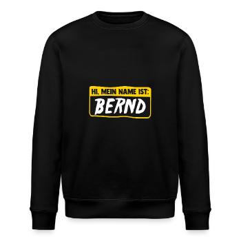 Bernd - Sweat bio ROLLER Stanley/Stella Unisexe - noir - Devant - Nik (191cm)