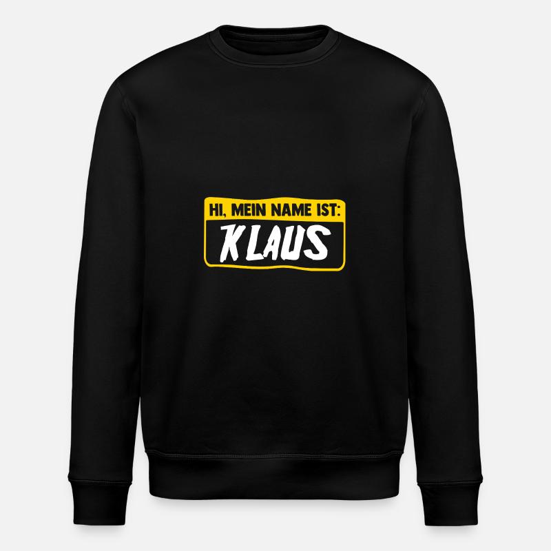 Klaus - Stanley/Stella Unisex Bio-Sweatshirt ROLLER - Schwarz