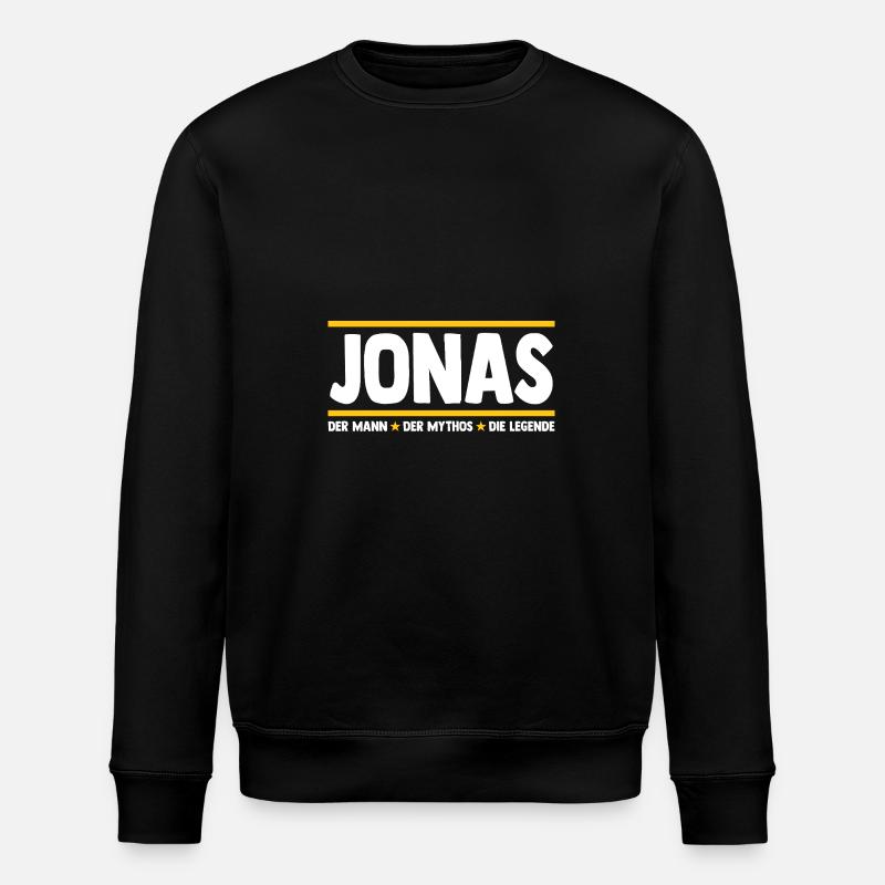 Jonas - Stanley/Stella Unisex Bio-Sweatshirt ROLLER - Schwarz