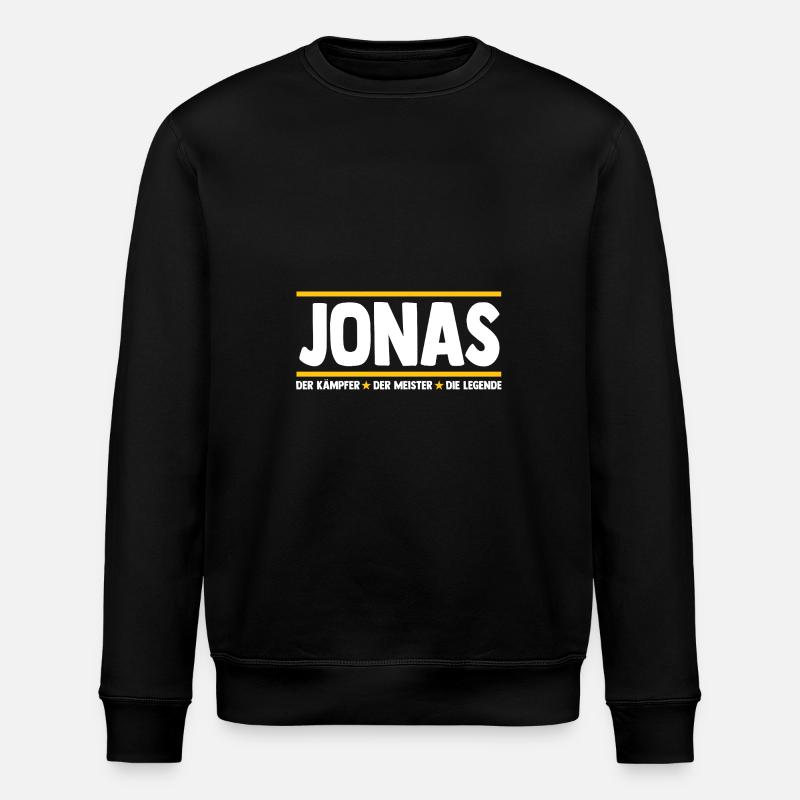 Jonas - Stanley/Stella ROLLER Unisex Organic Sweatshirt - black