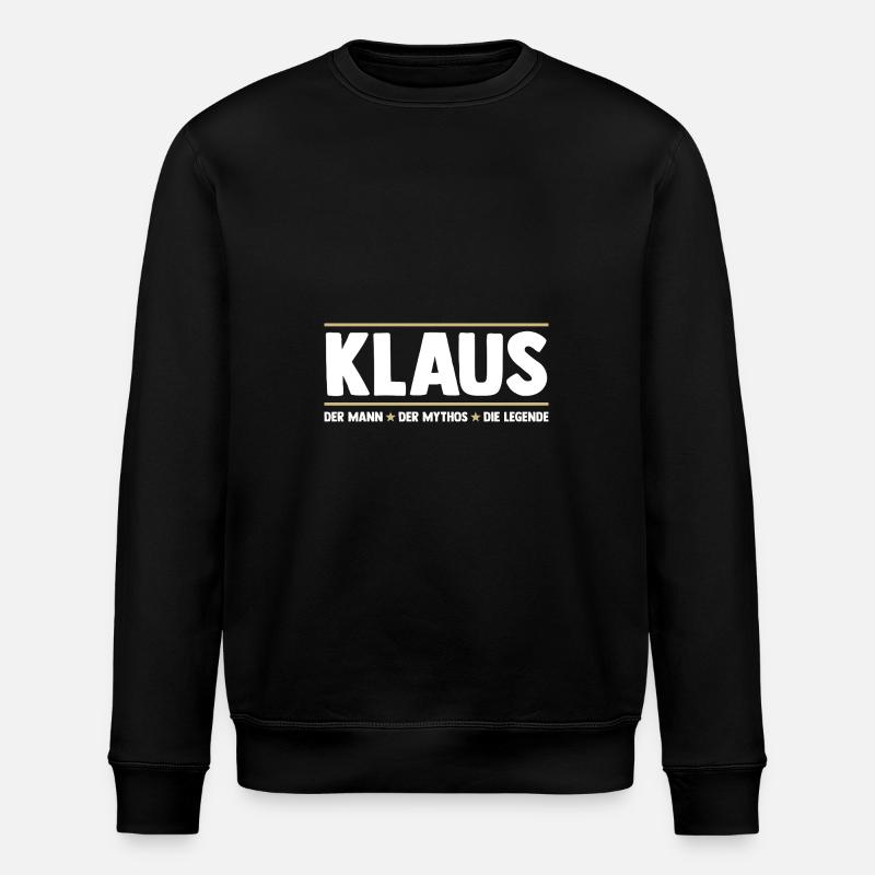Klaus - Stanley/Stella ROLLER Unisex Organic Sweatshirt - black