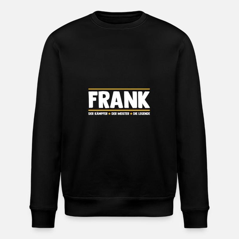 Frank - Stanley/Stella ROLLER Unisex Organic Sweatshirt - black