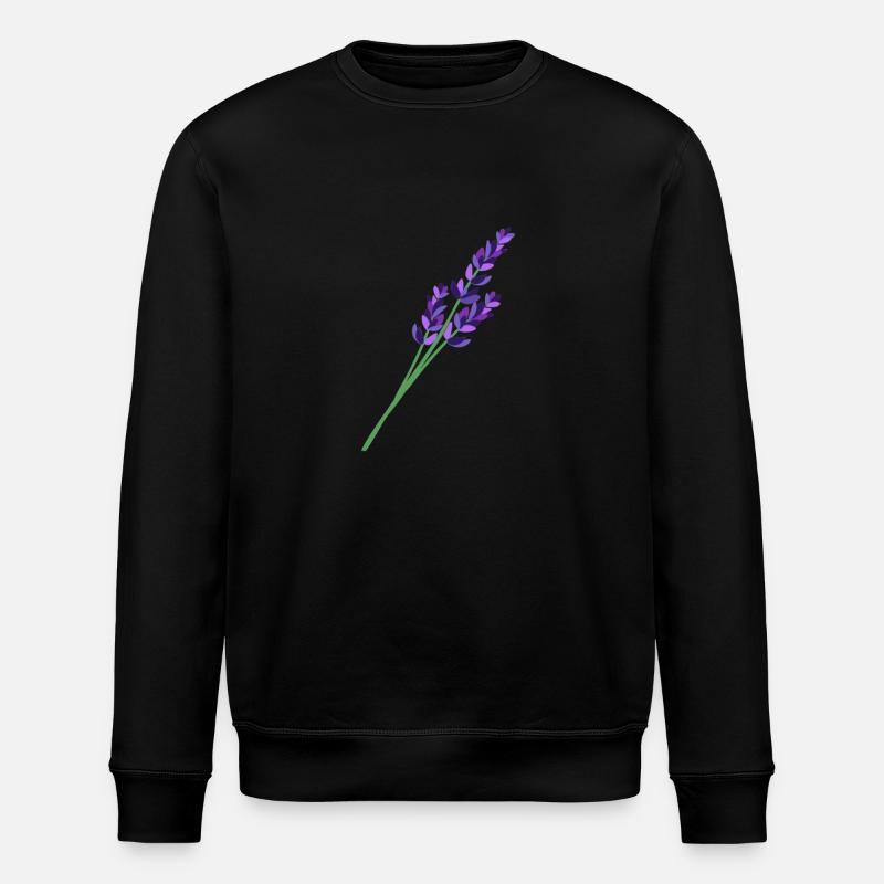 Lavendel 1 - Stanley/Stella Unisex Bio-Sweatshirt ROLLER - Schwarz