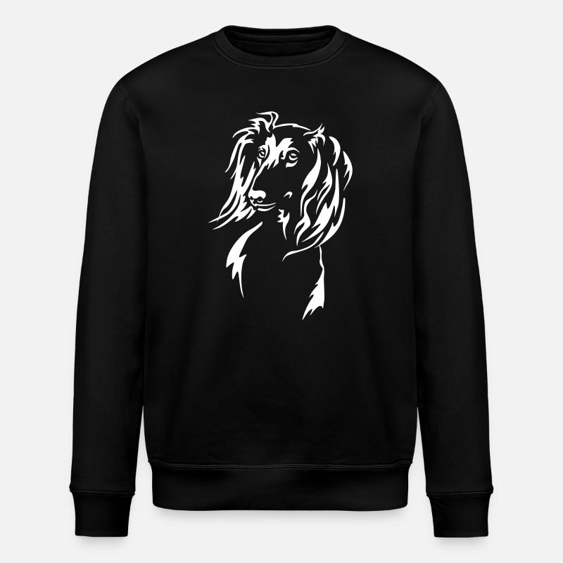 Saluki Head « Black Edition » - Sweat bio ROLLER Stanley/Stella Unisexe - noir