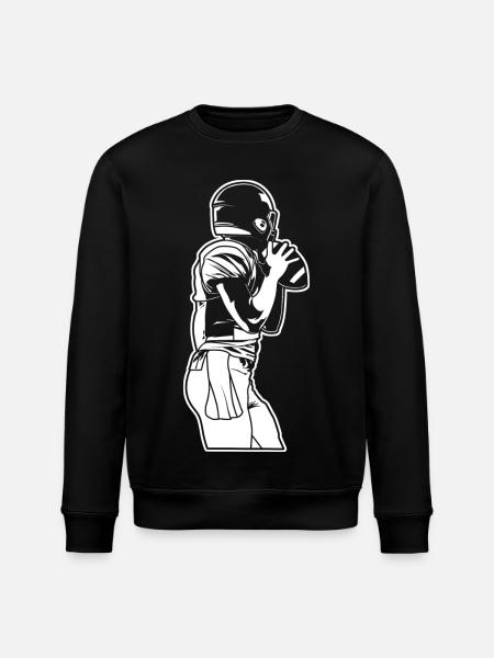 Football Lovers - Stanley/Stella ROLLER Unisex Organic Sweatshirt - black