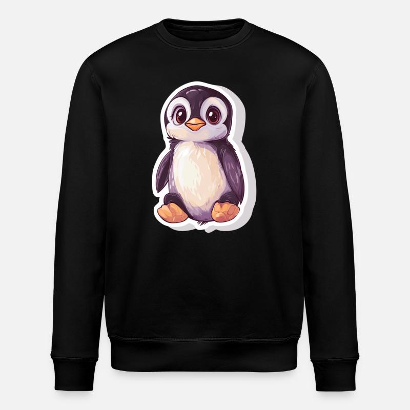 Pinguin - Stanley/Stella Unisex Bio-Sweatshirt ROLLER - Schwarz