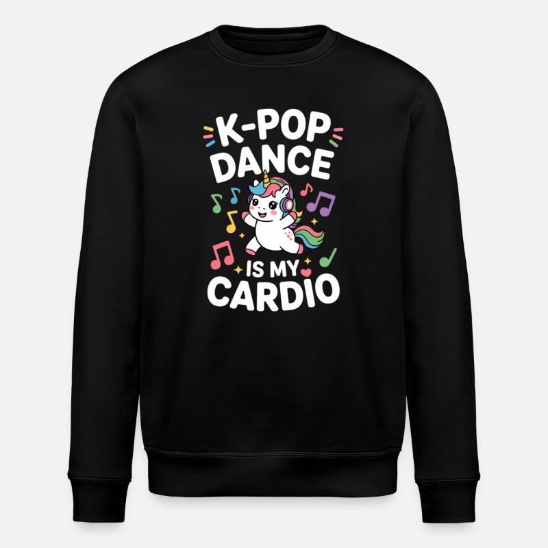 K-Pop Tanz Lustig Korea - Stanley/Stella Unisex Bio-Sweatshirt ROLLER - Schwarz