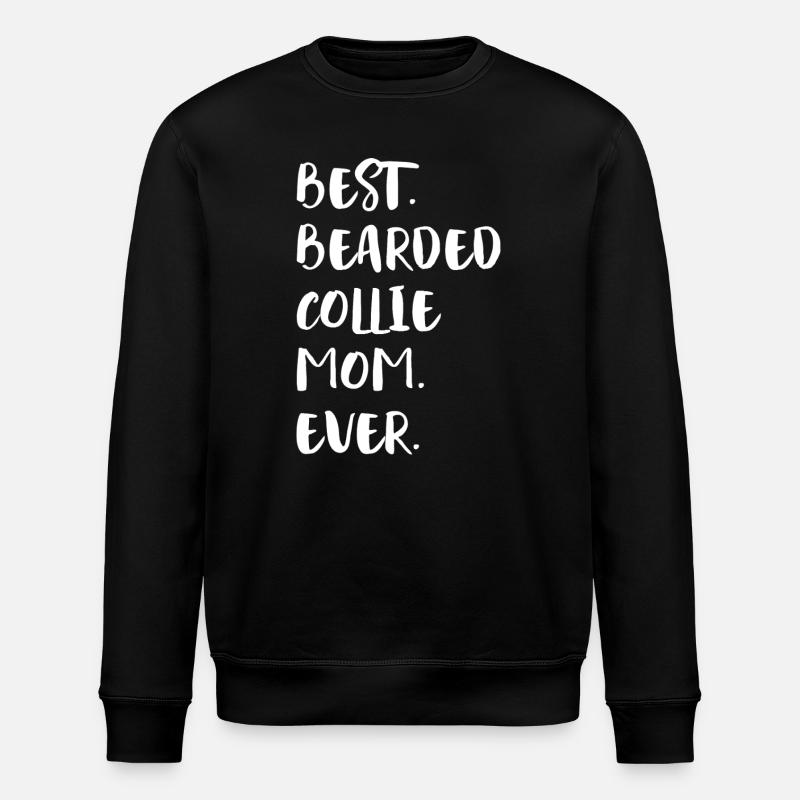 Bearded Collie - Stanley/Stella Unisex Bio-Sweatshirt ROLLER - Schwarz