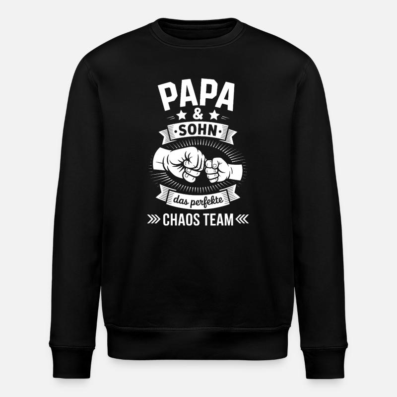 Équipe Chaos Papa & Fils - Sweat bio ROLLER Stanley/Stella Unisexe - noir