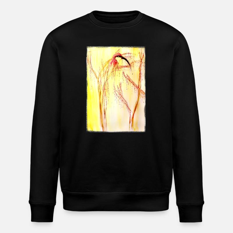  bee-eater - Stanley/Stella ROLLER Unisex Organic Sweatshirt - black