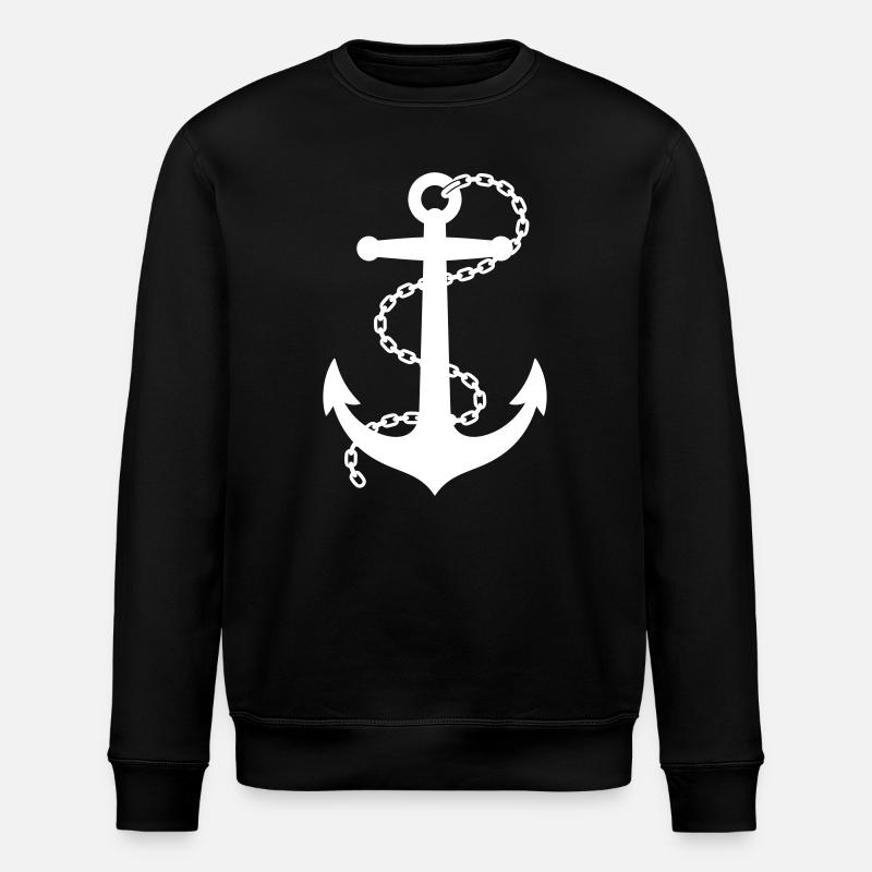 Ancre - Sweat bio ROLLER Stanley/Stella Unisexe - noir