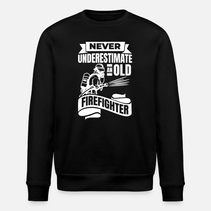 Papy des pompiers - Sweat bio ROLLER Stanley/Stella Unisexe - noir