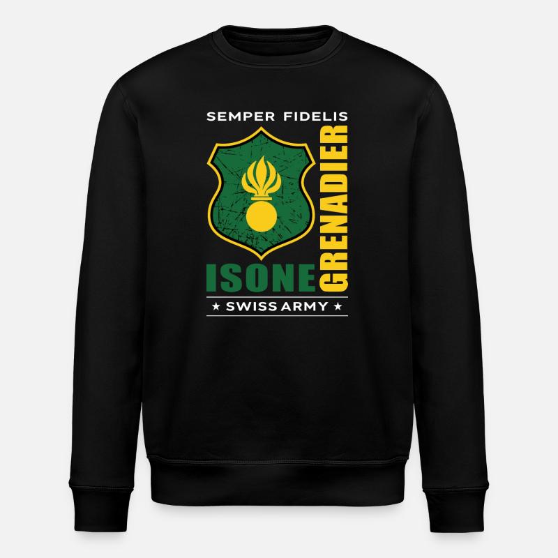 Grenadier - Sweat bio ROLLER Stanley/Stella Unisexe - noir