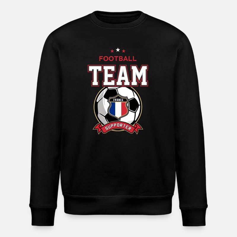 France - Stanley/Stella ROLLER Unisex Organic Sweatshirt - black