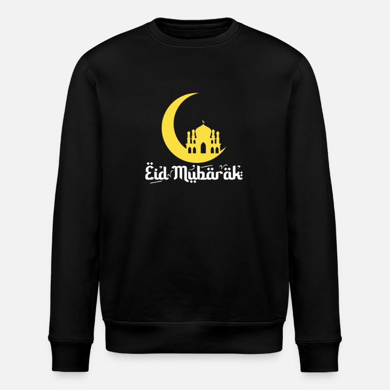Eid Mubarak - Stanley/Stella ROLLER Unisex Organic Sweatshirt - black