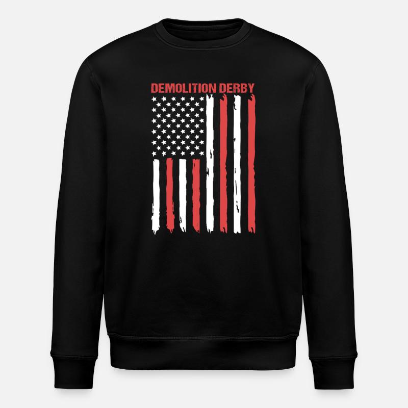 Démolition du derby - Sweat bio ROLLER Stanley/Stella Unisexe - noir