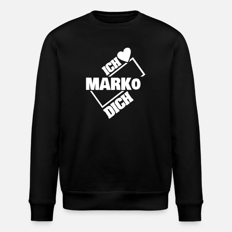 Couple Marko - Stanley/Stella Unisex Bio-Sweatshirt ROLLER - Schwarz