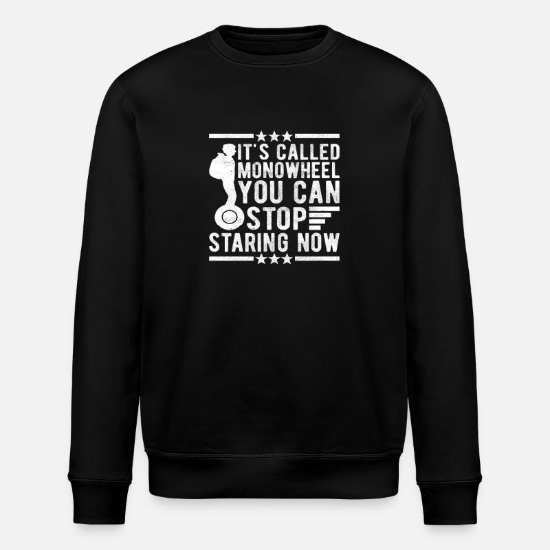 EUC Monowheel - Stanley/Stella ROLLER Unisex Organic Sweatshirt - black