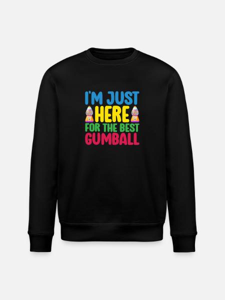Gumball Machine Chewing Gum Machine - Stanley/Stella ROLLER Unisex Organic Sweatshirt - black