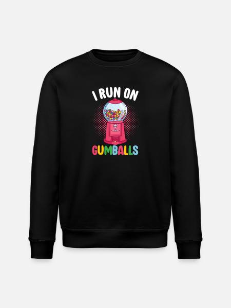 Gumball Machine Chewing Gum Machine - Stanley/Stella ROLLER Unisex Organic Sweatshirt - black